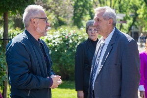 Polaganje venaca na Spomenik žrtvama fašizma