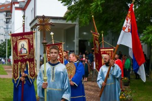 Spasovdanske svečanosti - litija kroz grad i kulturno-umetnički program u Porti crkve Vaznesenja Gospodnjeg