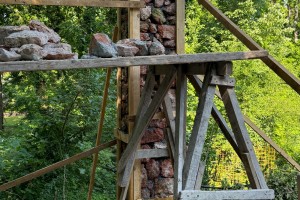 Zamena stubova na Letnjoj pozornici