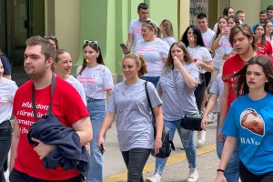 Maturanti Ekonomske škole na Gradskom trgu