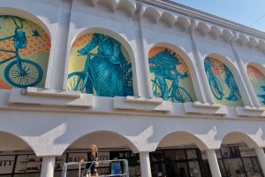 Kraj radova na oslikavanju "Beograđanke"