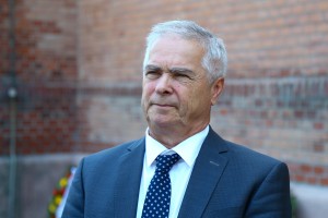 Polaganje venaca povodom godišnjice deportacije Jevreja u koncentracione logore širom Evrope.