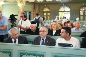 Polaganje venaca povodom godišnjice deportacije Jevreja u koncentracione logore širom Evrope.