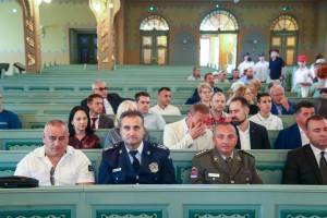 Polaganje venaca povodom godišnjice deportacije Jevreja u koncentracione logore širom Evrope.