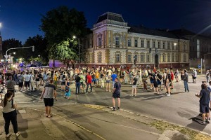 Blokada raskrsnice kod hotela Patria