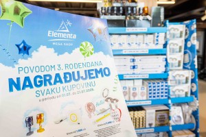 Akcije i pokloni povodom obeležavanja treće godine "Elementa MEGA SHOP-a"