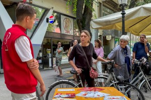 Ulična akcija povodom Dana borbe protiv trgovine ljudima