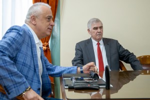 Prijem gradonačelnika Bakića za ministra Dema Berišu