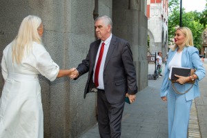 Prijem gradonačelnika Bakića za ministra Dema Berišu