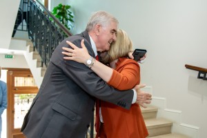 Prijem u Hrvatskom nacionalno veću za ministra Dema Berišu