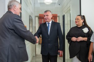 Prijem u Hrvatskom nacionalno veću za ministra Dema Berišu