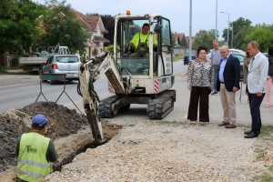 Obilazak radova na proširenju gasovodne mreže u Železničkom naselju