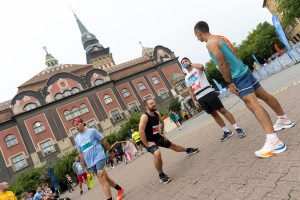 8. Subotički polumaraton - zagrejavanje, početak trke i doček finišera
