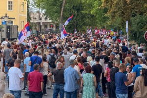 Protest "Subotica protiv blokada"