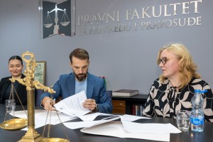 Potpisivanja Sporazuma o saradnji Pravnog fakulteta sa Osnovnim sudom u Senti