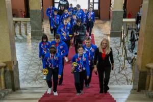 Prijem za takmičare i trenere Spartak Enpija nakon značajnog uspeha na Svetskom prvenstvu u karateu