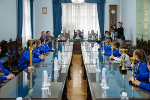 Prijem za takmičare i trenere Spartak Enpija nakon značajnog uspeha na Svetskom prvenstvu u karateu