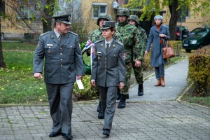 Pomen i polaganje venaca na spomenik palim junacima u oslobodilačkim ratovima 1912-1918
