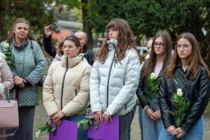 Pomen i polaganje venaca na spomenik palim junacima u oslobodilačkim ratovima 1912-1918