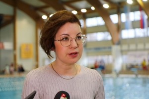 Hidraulična stolica za osobe sa invaliditetom u bazenu SRC "Prozivka"