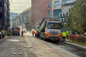 Radovi na rekonstrukciji Ulice Vuka Karadžića