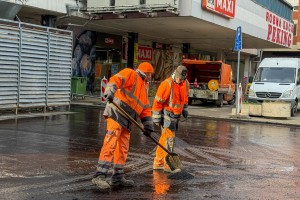 Radovi na rekonstrukciji Ulice Vuka Karadžića