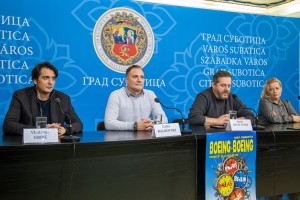 Najava premijere predstave „Boing-Boing” Drame na mađarskom jeziku