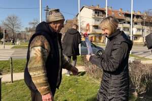 Performans obeležavanja 8. marta u organizaciji udruženja "Solidarnost"