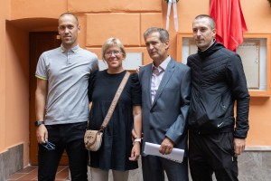 Otkrivanje spomen-ploče Lazaru Malagurskom, začetniku odseka za tamburu pri Muzičkoj školi