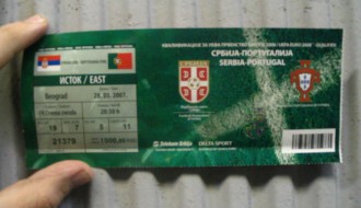 Fudbal: Srbija - Portugal (1:1)