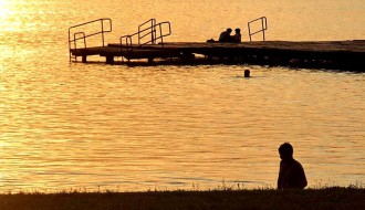 Peščana plaža na Paliću