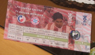 1. kolo Kupa UEFA - Crvena Zvezda : Bajern Minhen (2:3)
