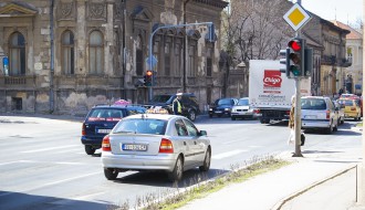 Protestna vožnja taksista u Subotici