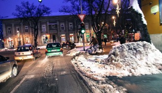 Ulice Subotice nakon snežnog vikenda