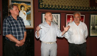 Otvaranje izložbe slika Velibora Velje Bugarina iz Novog Sada, i Milana Anđelića iz Subotice