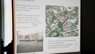 Javna prezentacija projekta izgradnje podzemne garaže