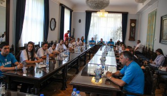 Prijem Ženskog fudbalskog kluba "Spartak"