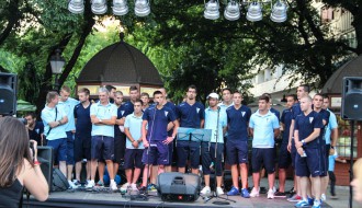 Promocija FK "Spartak" na Gradskom trgu