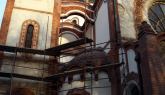 Počeli radovi na fasadi Sinagoge