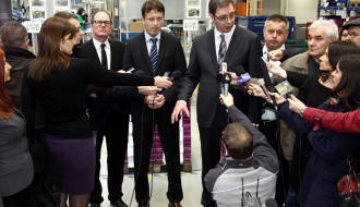 Aleksandar Vučić u poseti fabrici ContiTech (Continental)