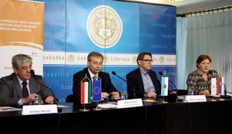 Potpisivanje ugovora povodom rekonstrukcije i sanacije deonice puta Bajmok - GP