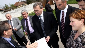 Obilazak početka radova na sanaciji puta u Njegoševoj ulici u Bajmoku