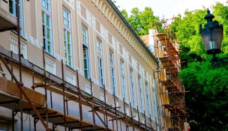 Radovi na obnovi fasade Muzičke škole