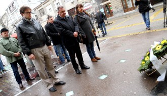 Polaganje venaca na Plato Dr Zorana Đinđića