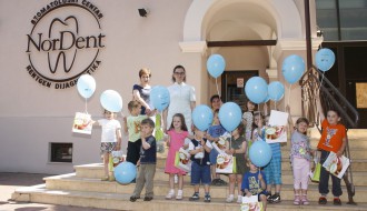 Poseta dece stomatološkom centru Nordent, povodom Međunarodnog Dana deteta