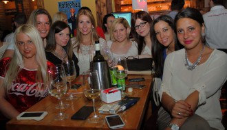 A girl between maniacs