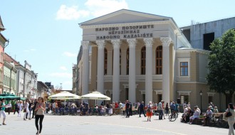 Otkrivanje rekonstruisane i obnovljene fasade starog dela Narodnog pozorišta Subotica