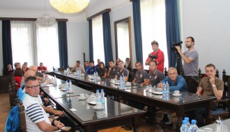 Prijem za predstavnike reprezentacija učesnika turnira "Stevan Ćele Vilotić"