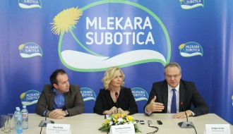 Ministar Sertić na otvaranju nove proizvodne linija u Mlekari Subotica