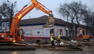 Radovi na raskrsnici Kelebijskog puta i ulice Petefi Šandora